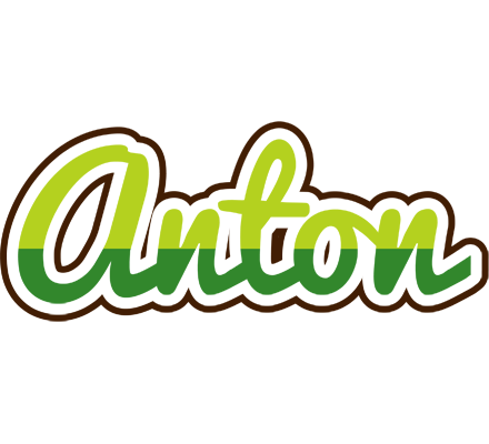 Anton golfing logo
