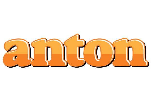 Anton orange logo