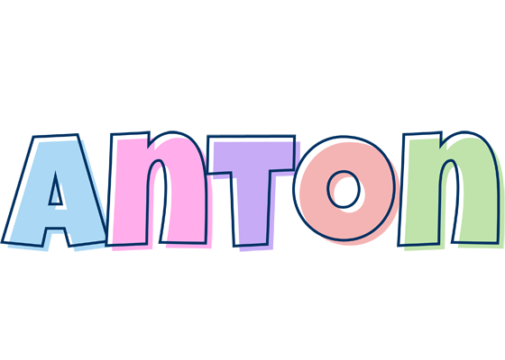 Anton pastel logo
