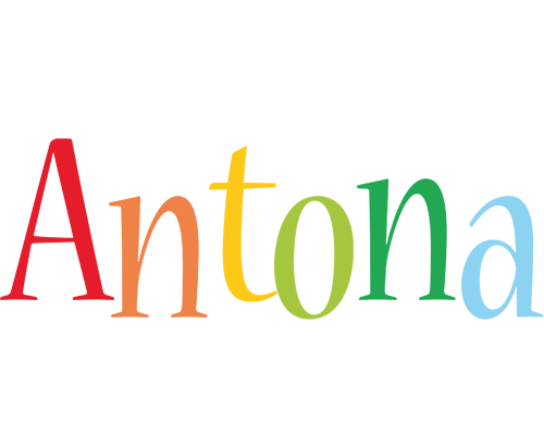 Antona birthday logo