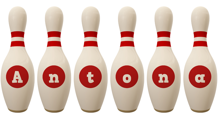 Antona bowling-pin logo