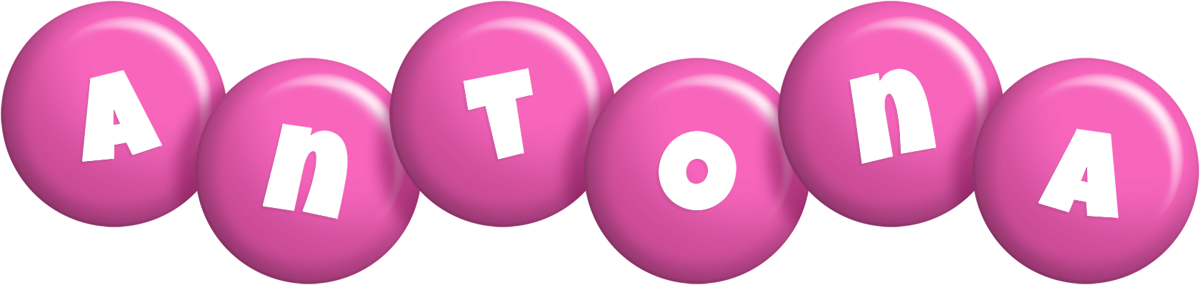 Antona candy-pink logo