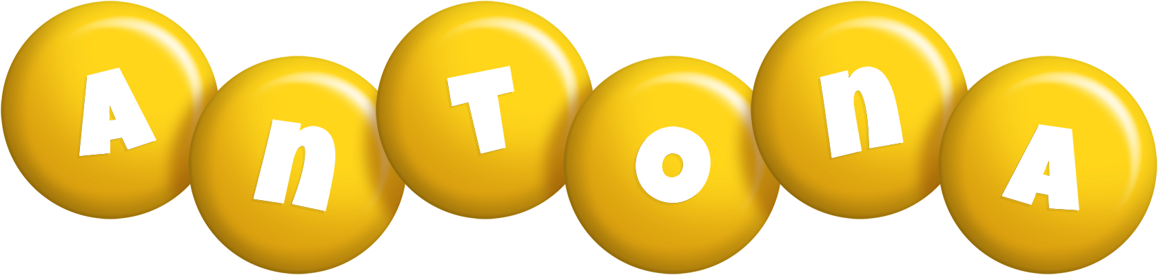 Antona candy-yellow logo