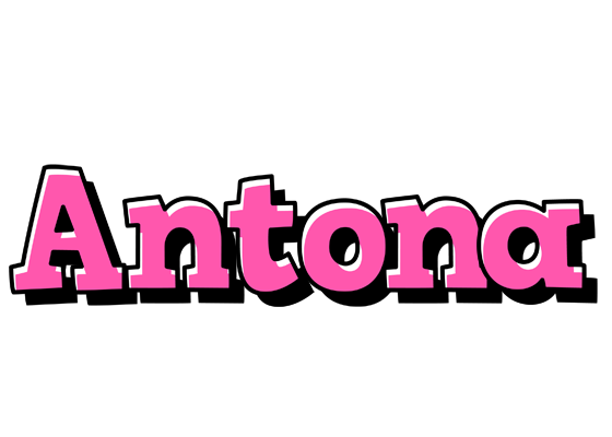 Antona girlish logo