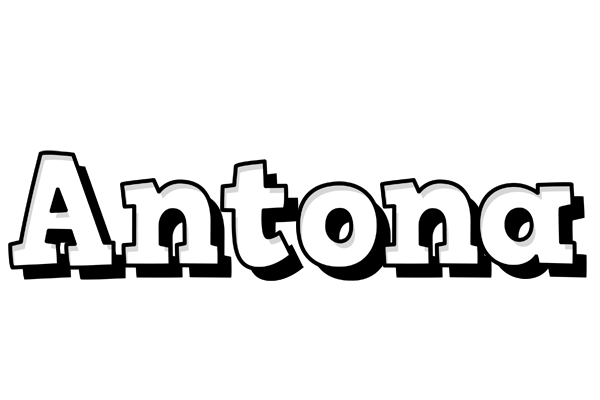 Antona snowing logo