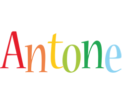 Antone birthday logo