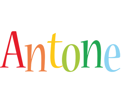 Antone birthday logo