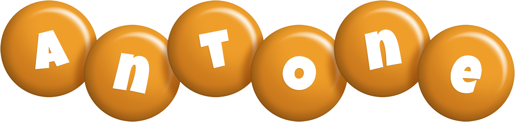 Antone candy-orange logo