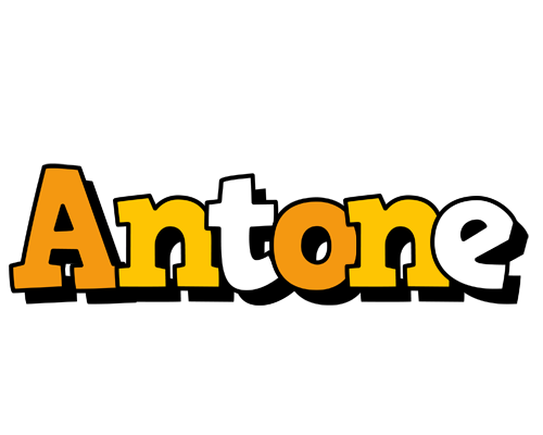 Antone cartoon logo