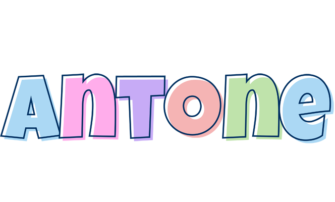 Antone pastel logo