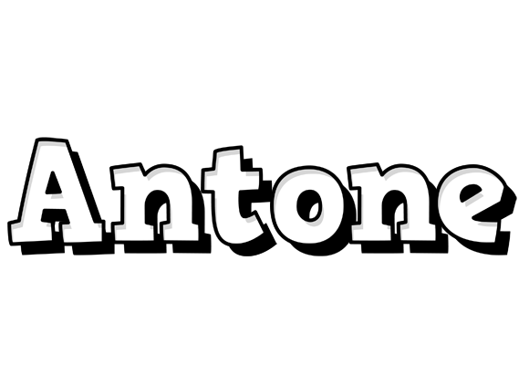 Antone snowing logo