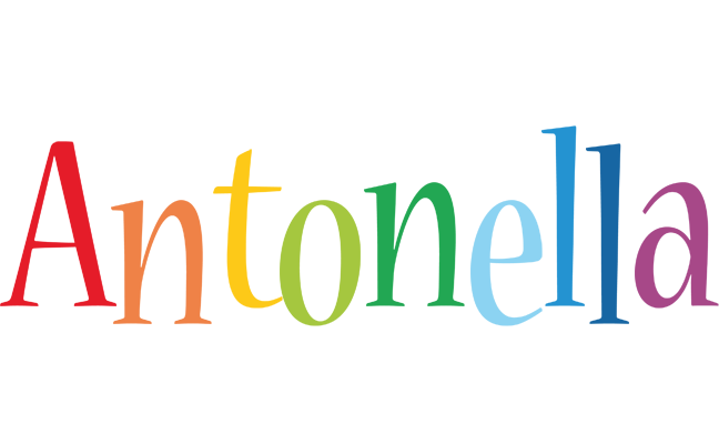 Antonella birthday logo
