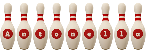 Antonella bowling-pin logo