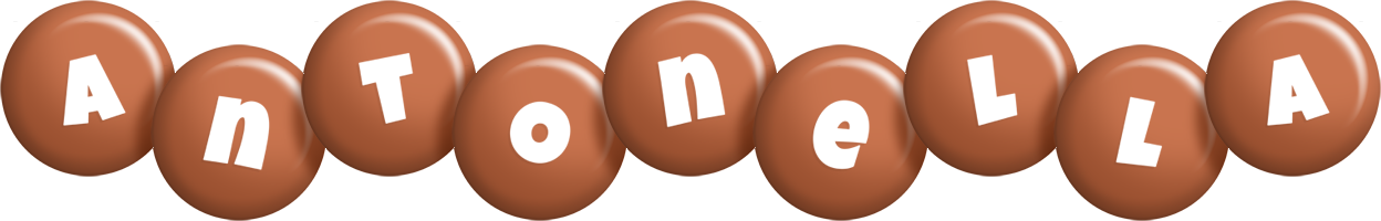 Antonella candy-brown logo