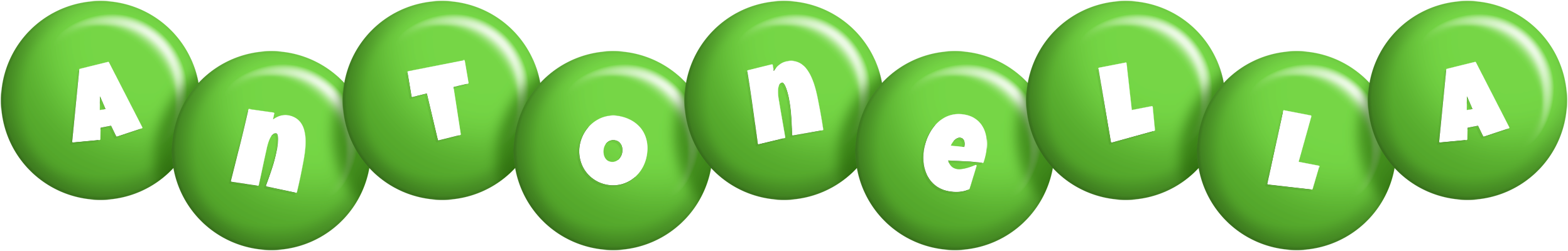 Antonella candy-green logo