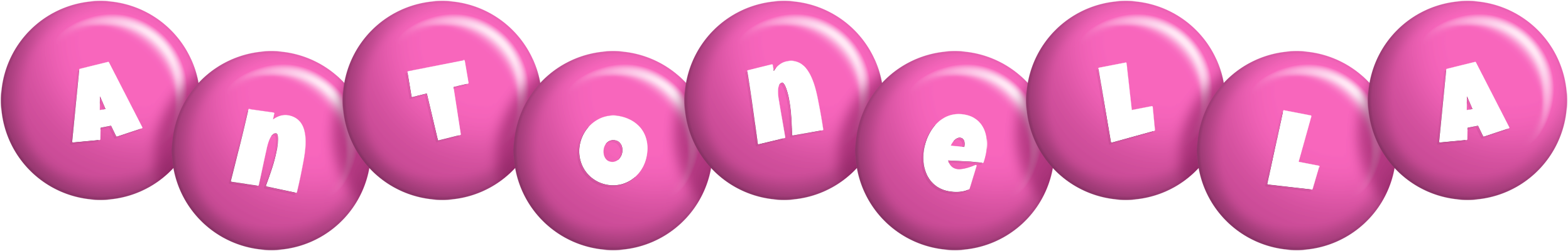 Antonella candy-pink logo