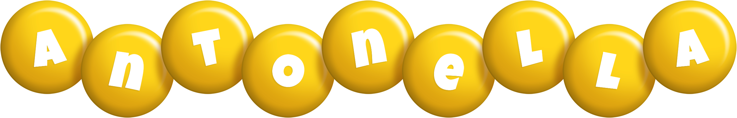 Antonella candy-yellow logo
