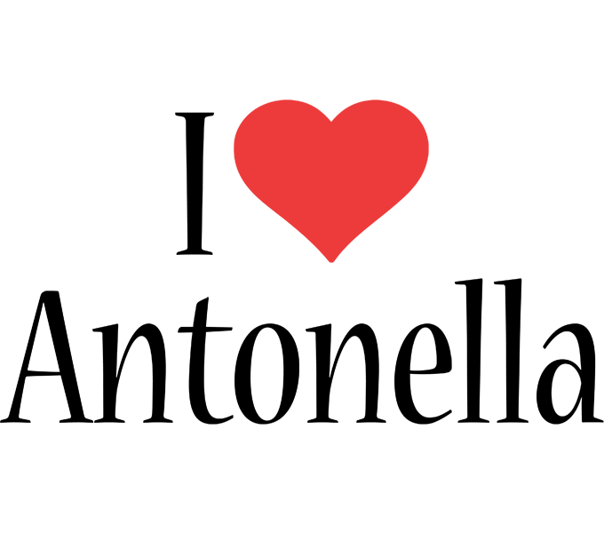 Antonella i-love logo