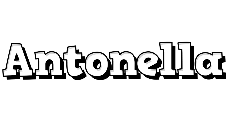 Antonella snowing logo