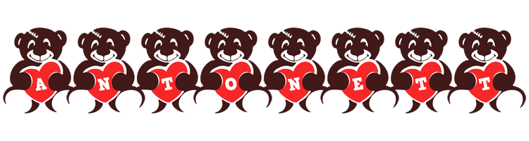 Antonett bear logo