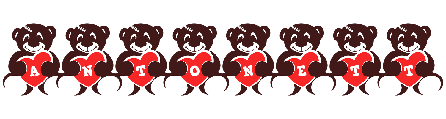 Antonett bear logo