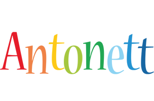 Antonett birthday logo