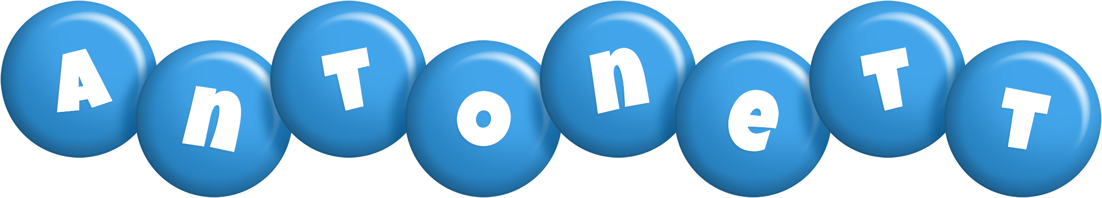 Antonett candy-blue logo
