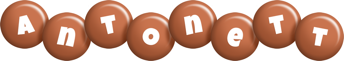 Antonett candy-brown logo