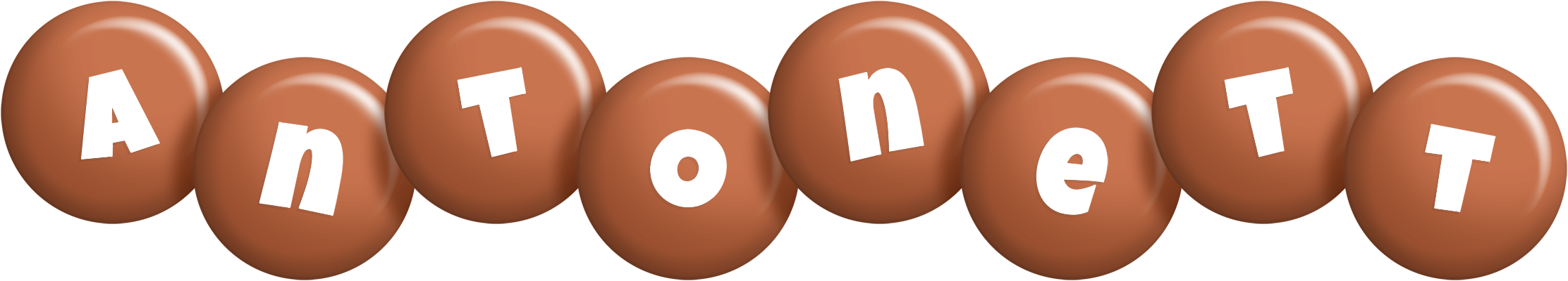 Antonett candy-brown logo