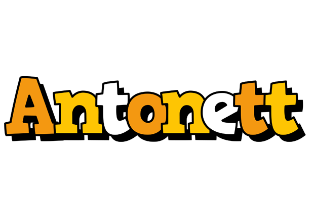 Antonett cartoon logo