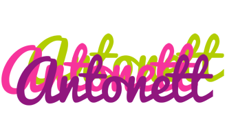 Antonett flowers logo