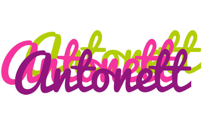 Antonett flowers logo