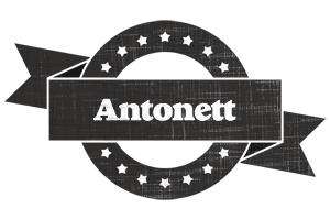 Antonett grunge logo