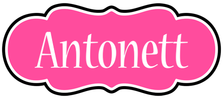 Antonett invitation logo