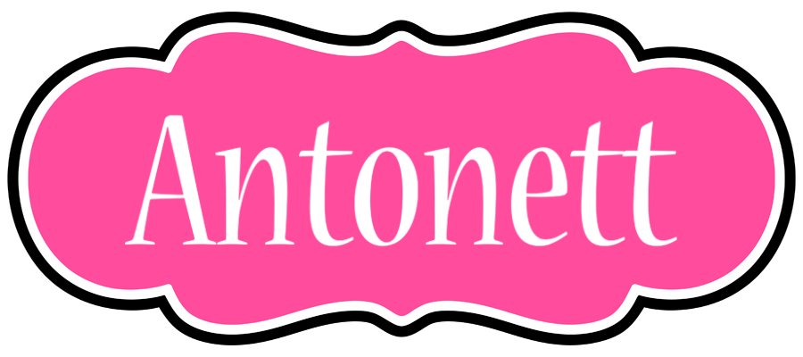 Antonett invitation logo