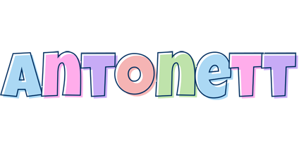 Antonett pastel logo