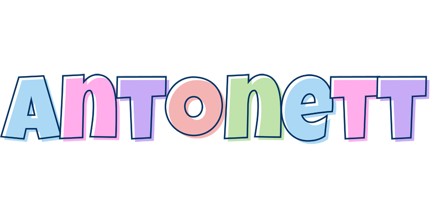 Antonett pastel logo
