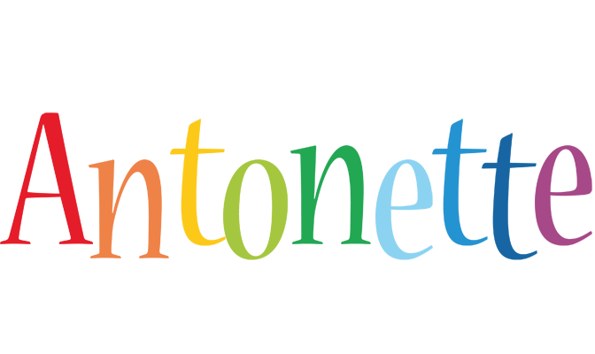Antonette birthday logo