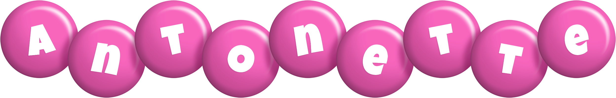 Antonette candy-pink logo