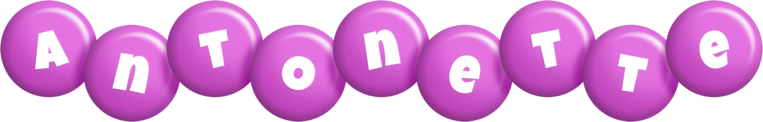 Antonette candy-purple logo
