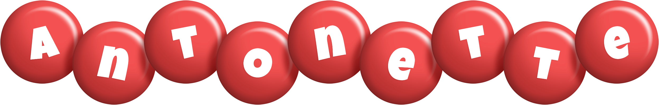 Antonette candy-red logo