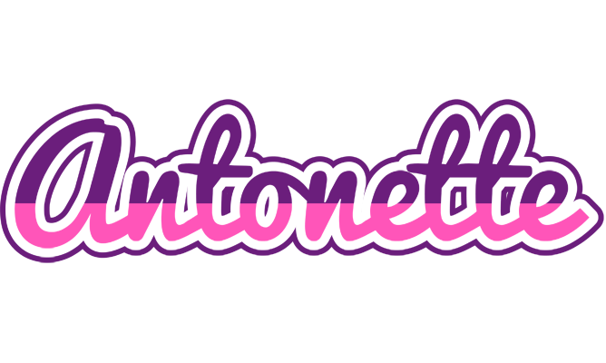 Antonette cheerful logo