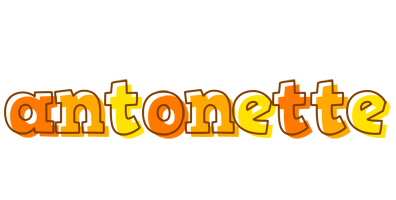 Antonette desert logo