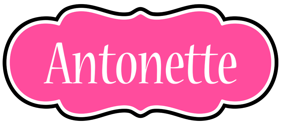 Antonette invitation logo