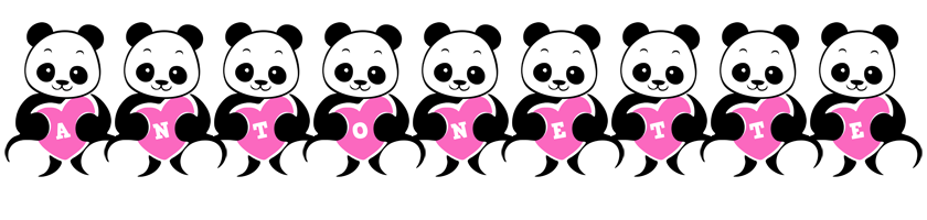 Antonette love-panda logo