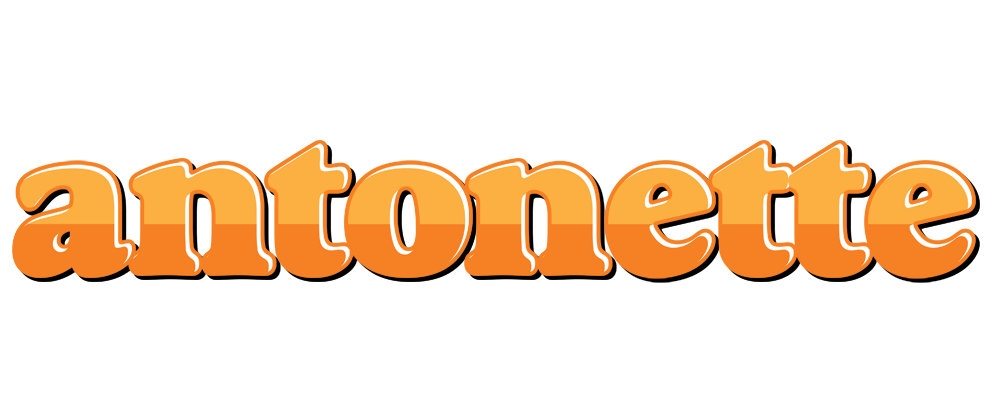 Antonette orange logo
