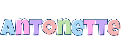 Antonette pastel logo