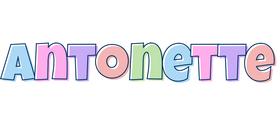 Antonette pastel logo
