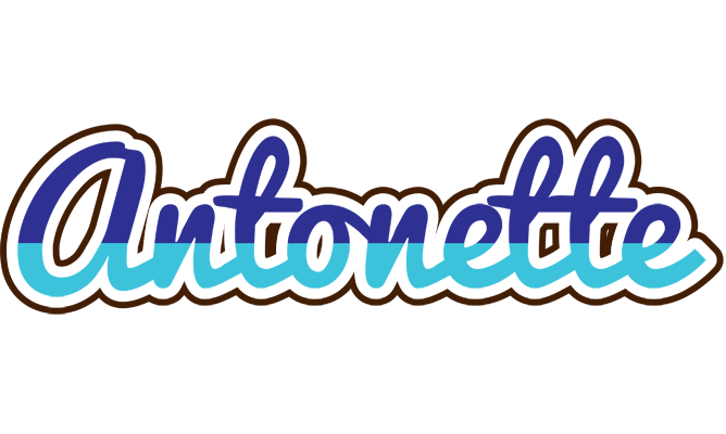 Antonette raining logo
