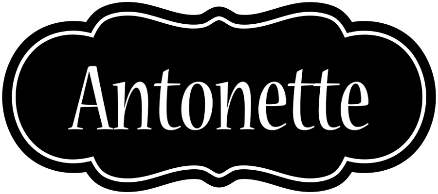 Antonette welcome logo